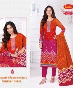 Baalar Karachi Vol 10 Wholesale Cotton Dress Material