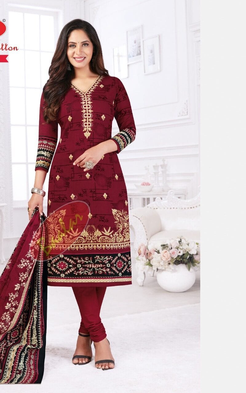 Baalar Karachi Vol 10 Wholesale Cotton Dress Material