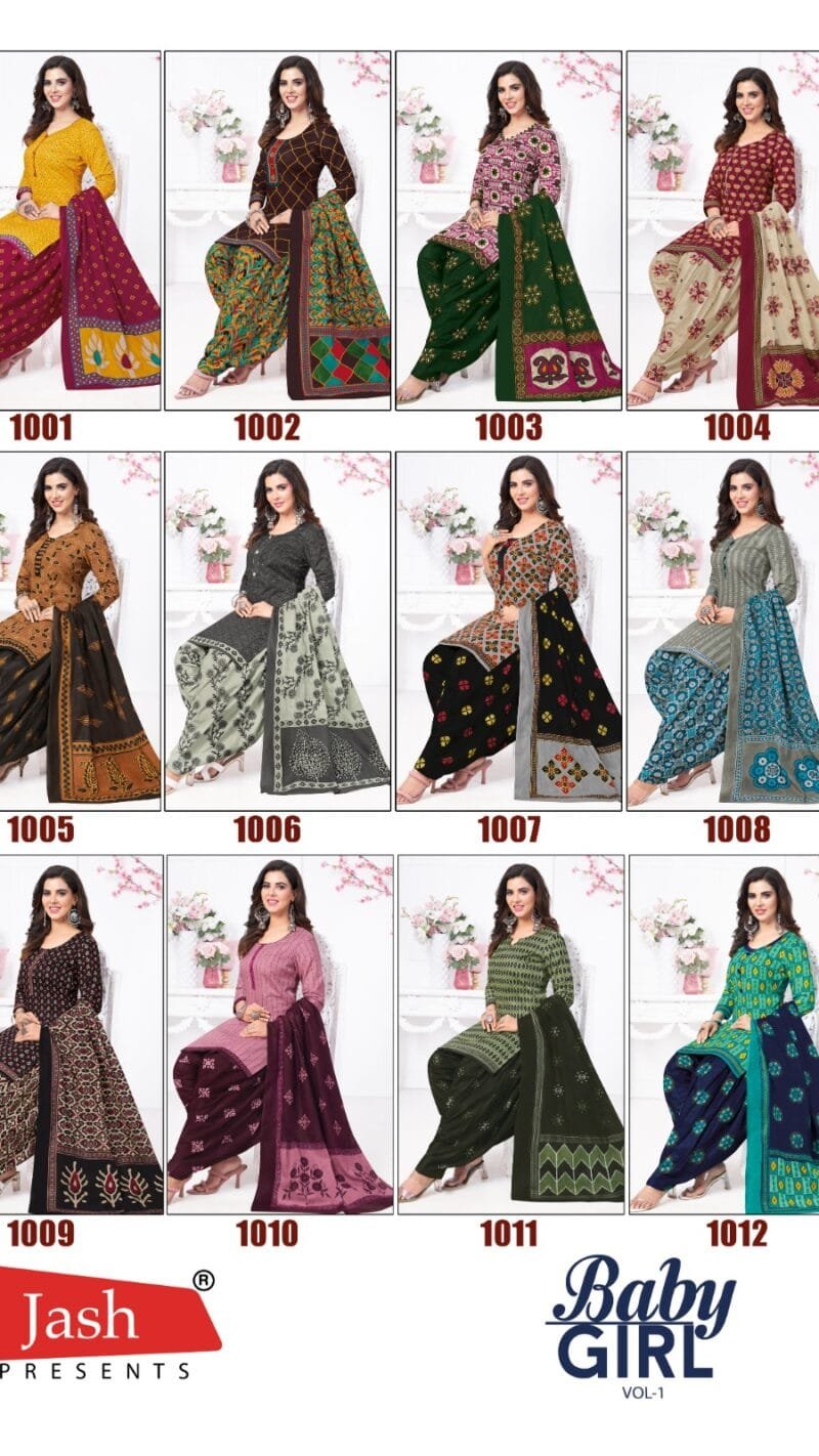 Babby Girl Vol 1 Jash Wholesale Cotton Dress Material
