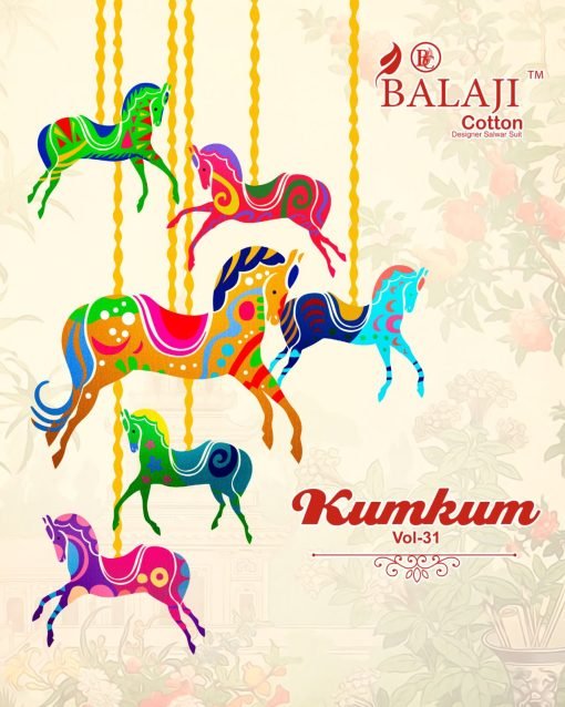 Balaji Kumkum vol 31 Wholesale Cotton Dress Material