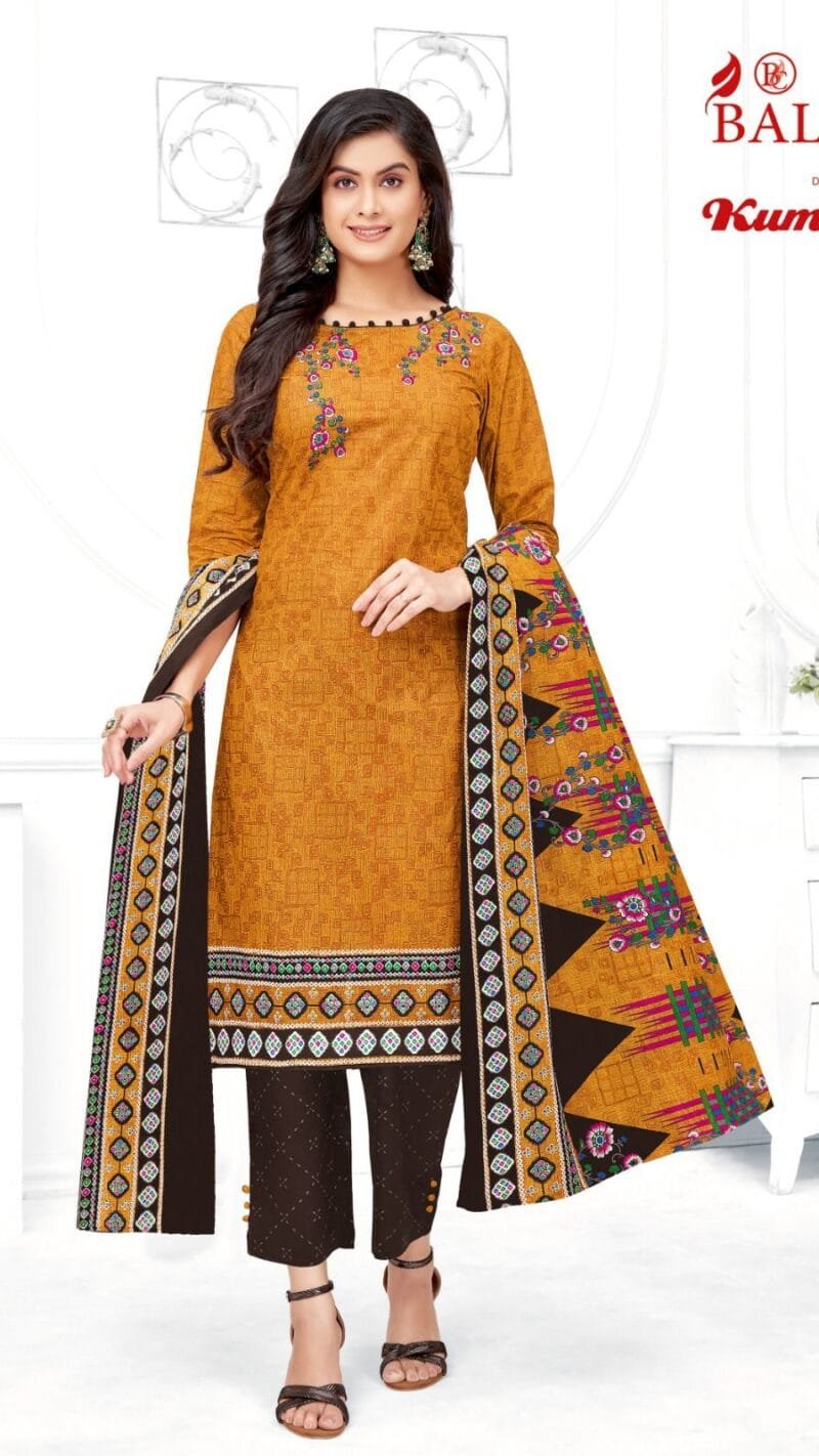 Balaji Kumkum vol 31 Wholesale Cotton Dress Material