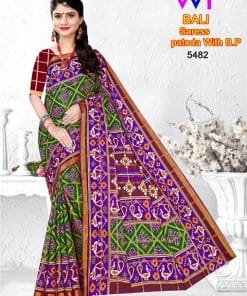 Bali Pure Cotton Patola Wholesale Saree