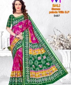 Bali Pure Cotton Patola Wholesale Saree