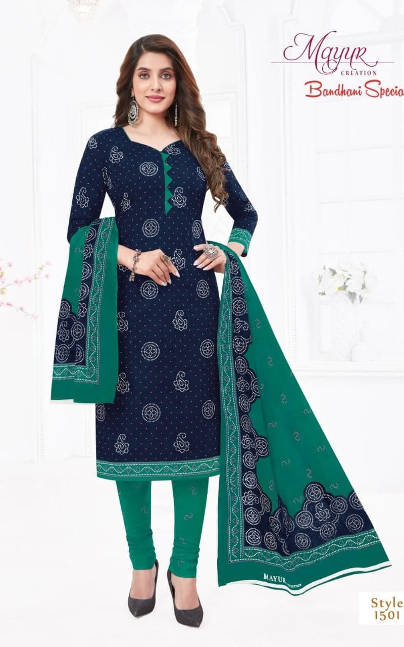 Bandhani Special Vol 16 Mayur Wholesale Cotton Dress Material
