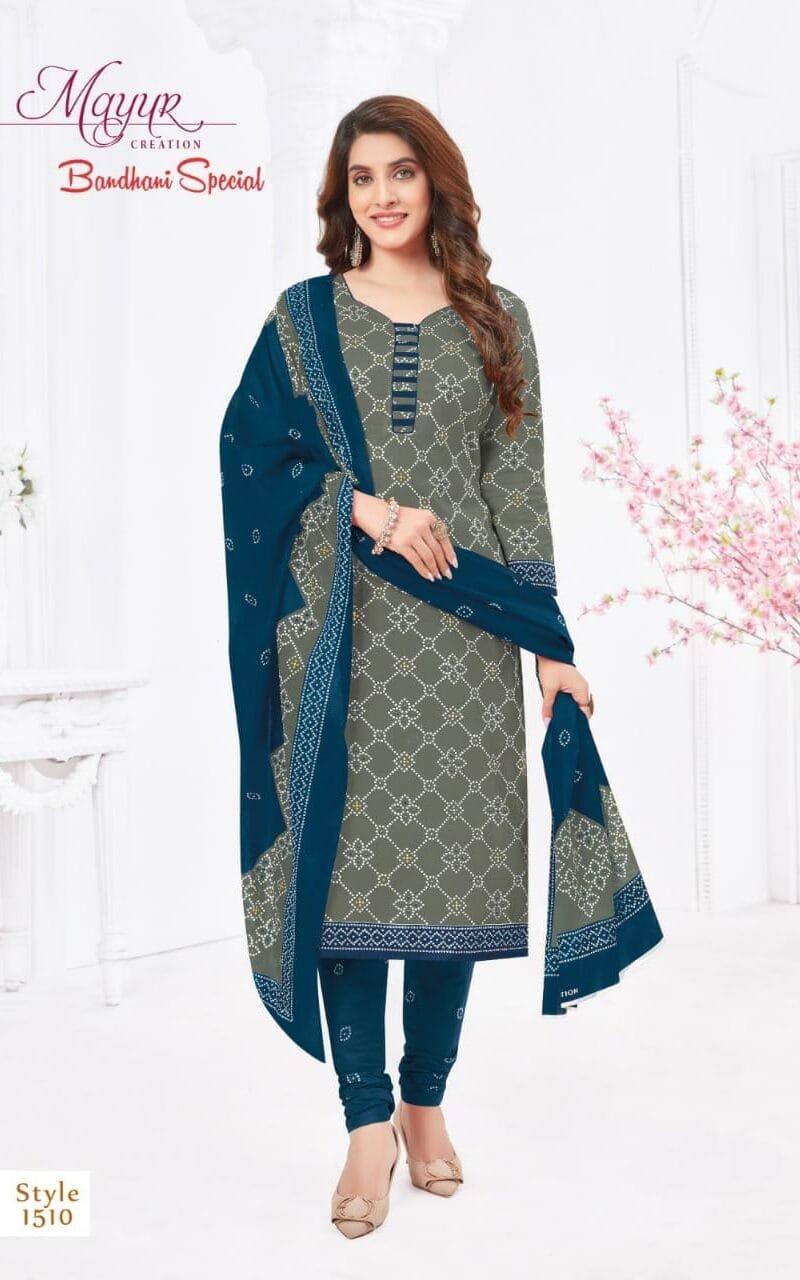 Bandhani Special Vol 16 Mayur Wholesale Cotton Dress Material