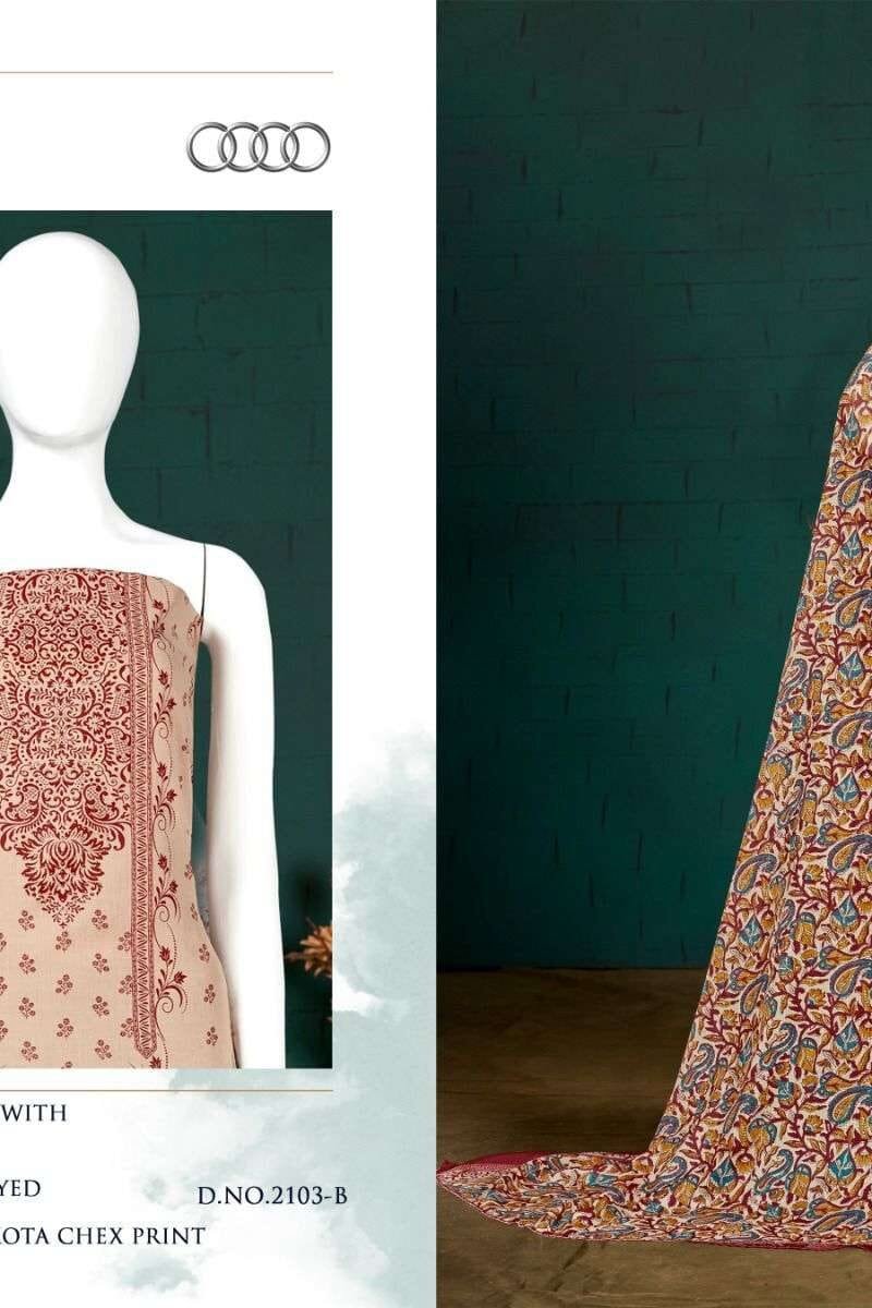 Bipson Audi - 2103 With Swarovski work Premium Cotton Collection