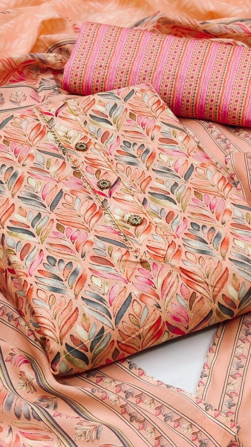 Buy Exclusive Cotton Dress Material Suit For Women