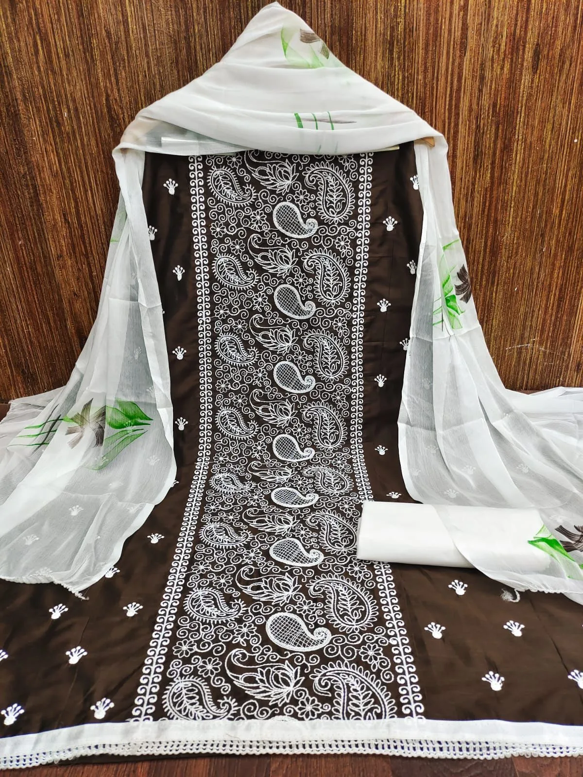 Buy Summer Heavy Slub Cotton Work Wholesale Dress Material