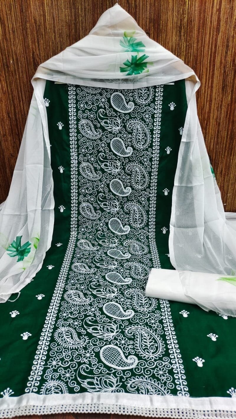 Buy Summer Heavy Slub Cotton Work Wholesale Dress Material