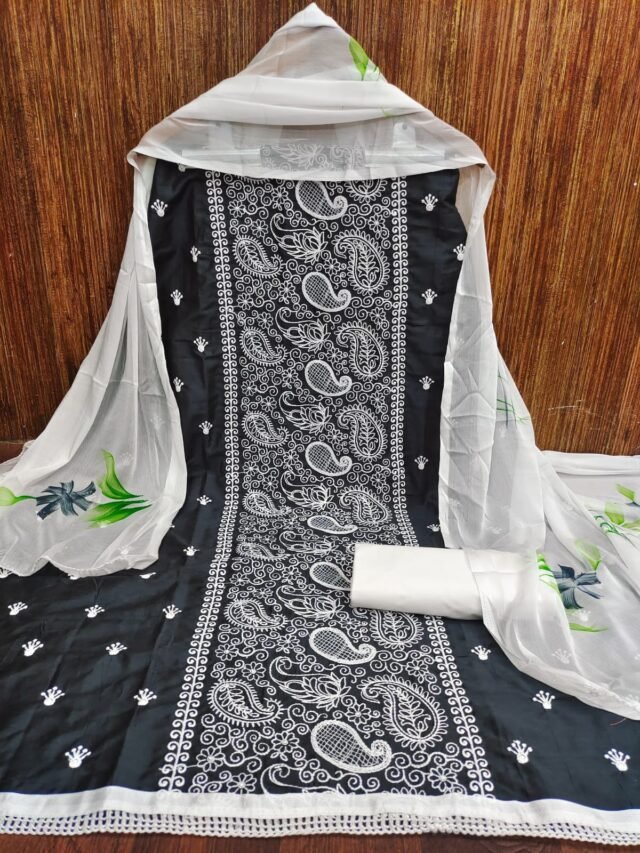 Buy Summer Heavy Slub Cotton Work Wholesale Dress Material