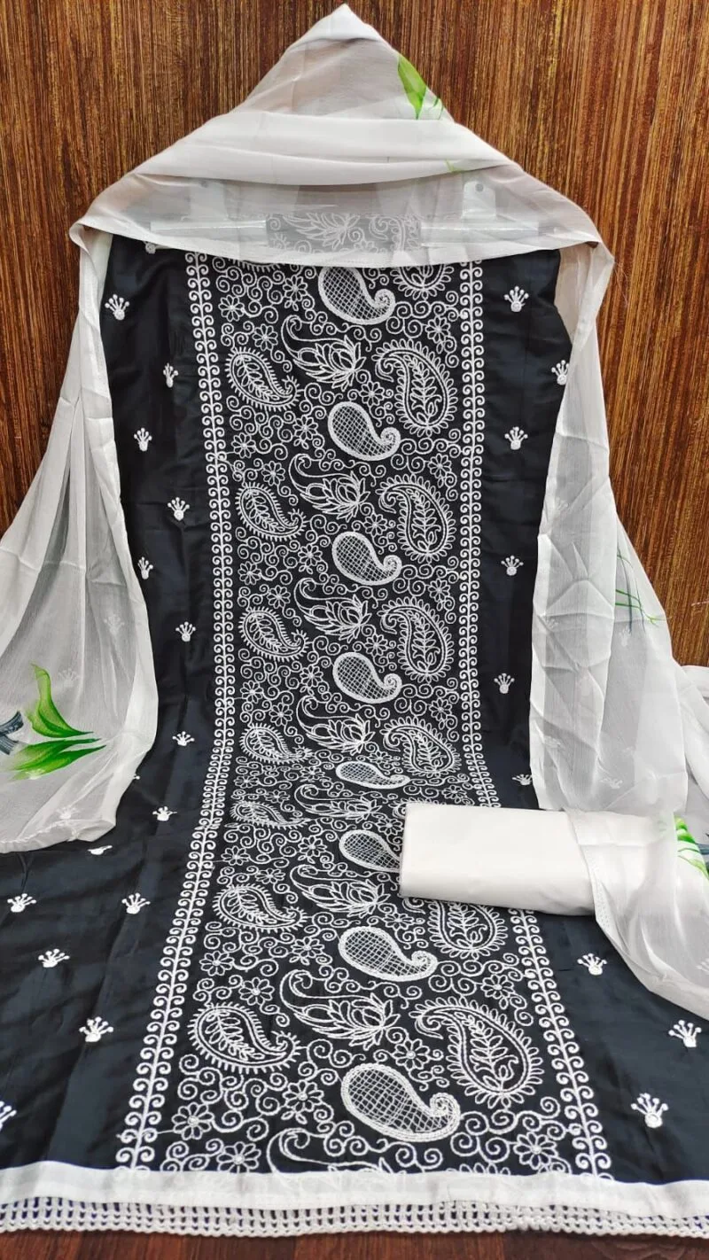 Buy Summer Heavy Slub Cotton Work Wholesale Dress Material
