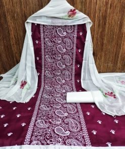 Buy Summer Heavy Slub Cotton Work Wholesale Dress Material