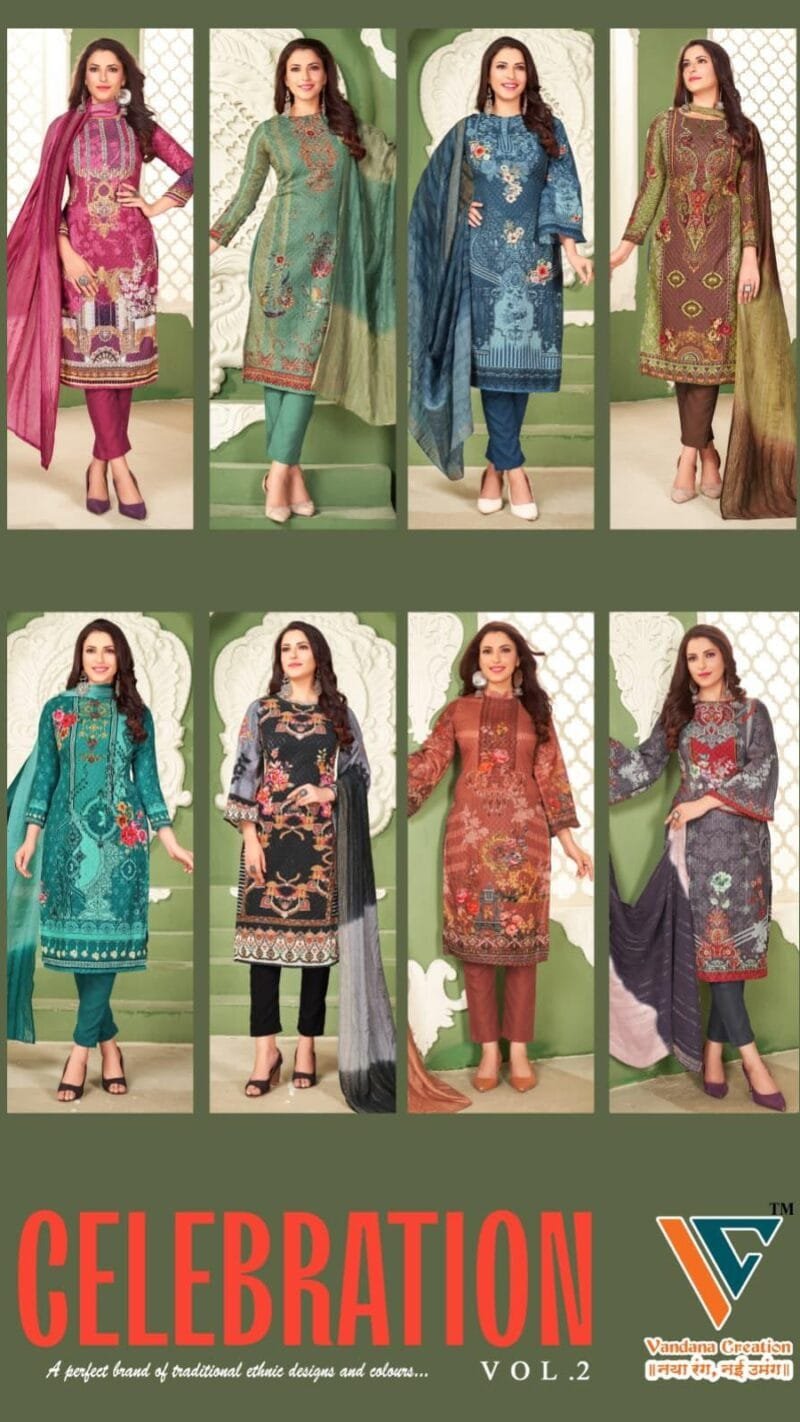 Celebration Vol 2 Vandana Creation Pakistani Work Suit