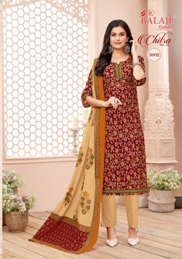 Chitra Vol 30 Balaji Cotton Wholesale Cotton Dress Material