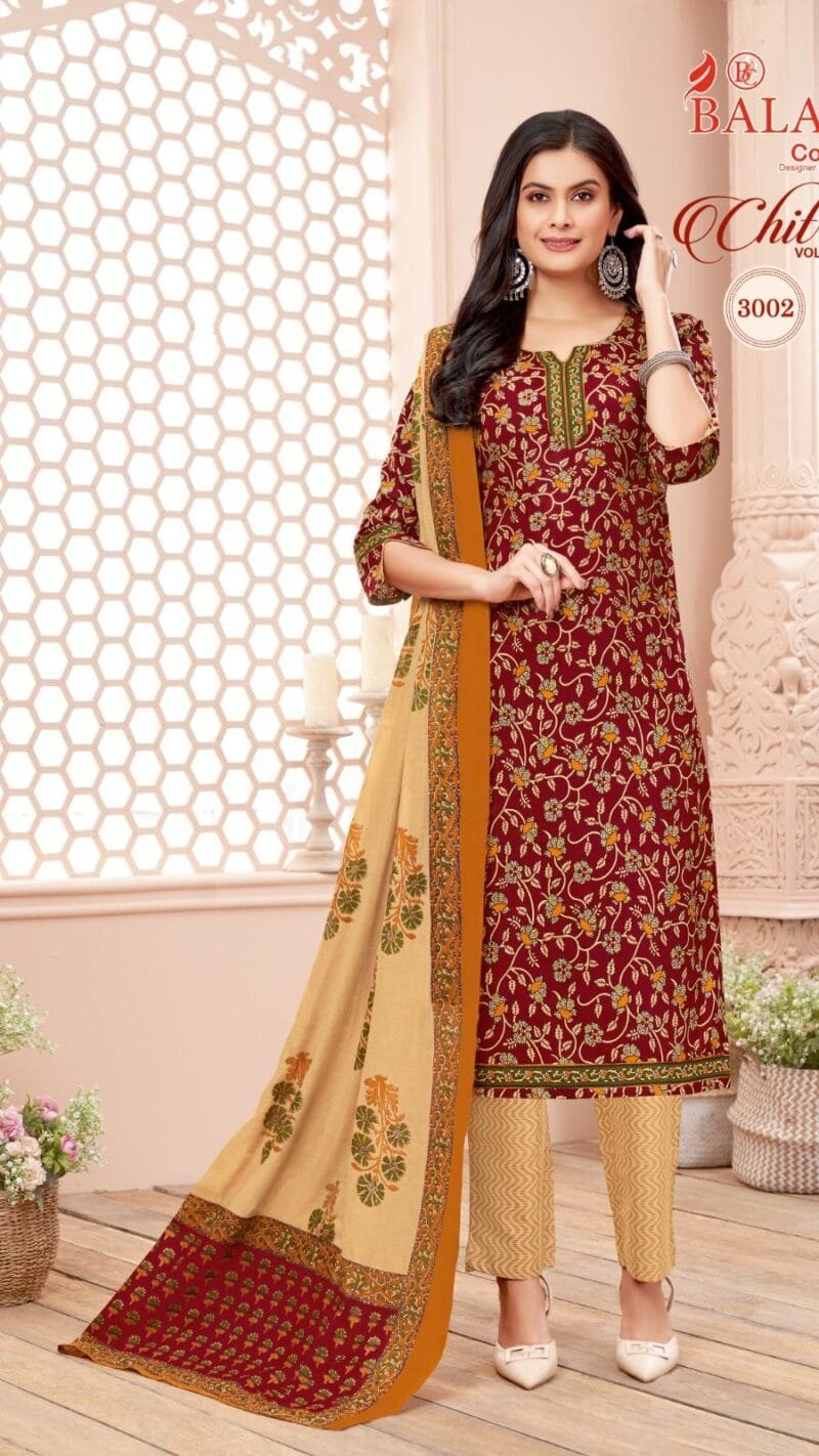 Chitra Vol 30 Balaji Cotton Wholesale Cotton Dress Material