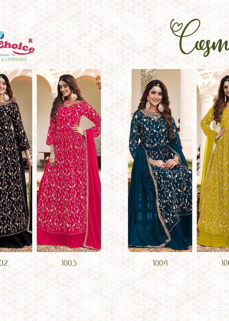 Cosmic Your Choice Glass Handwork Eid Nyra Cut Collection