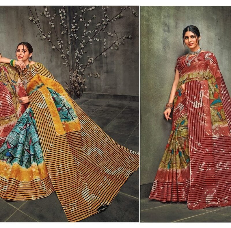 Deeptex Mother India Vol 47 Cotton Saree