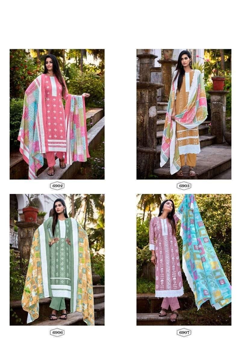 Falak Vol 6 Tanishk Fashion Mal Cotton Dupatta