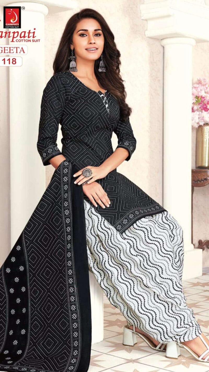 Geeta Vol 1 Ganpati 2.50 MTR Bottom Wholesale Cotton Dress Material