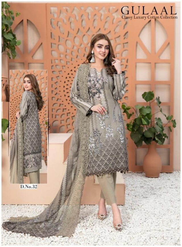 Gulaal Karachi Vol 4 Wholesale Cotton Dress Material