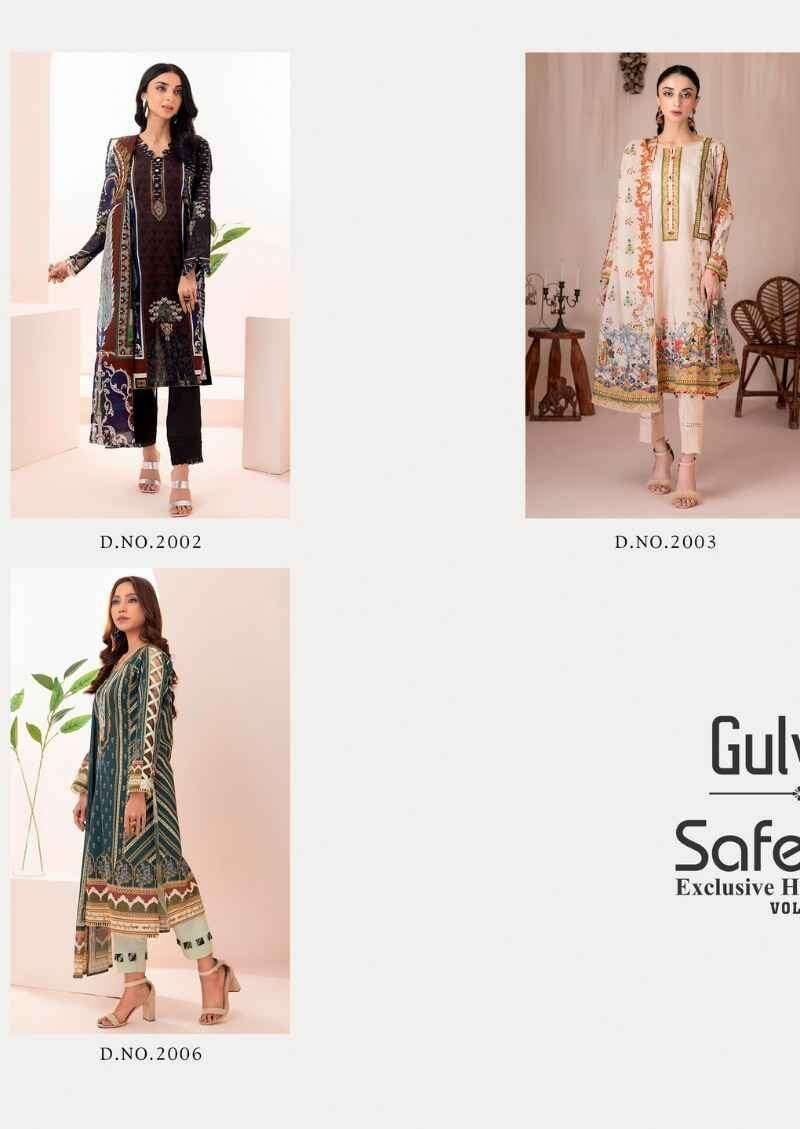 Gulvez Safeena Vol 2 Wholesale Cotton Dress Material
