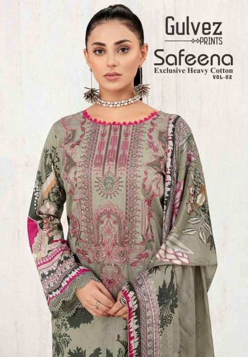 Gulvez Safeena Vol 2 Wholesale Cotton Dress Material