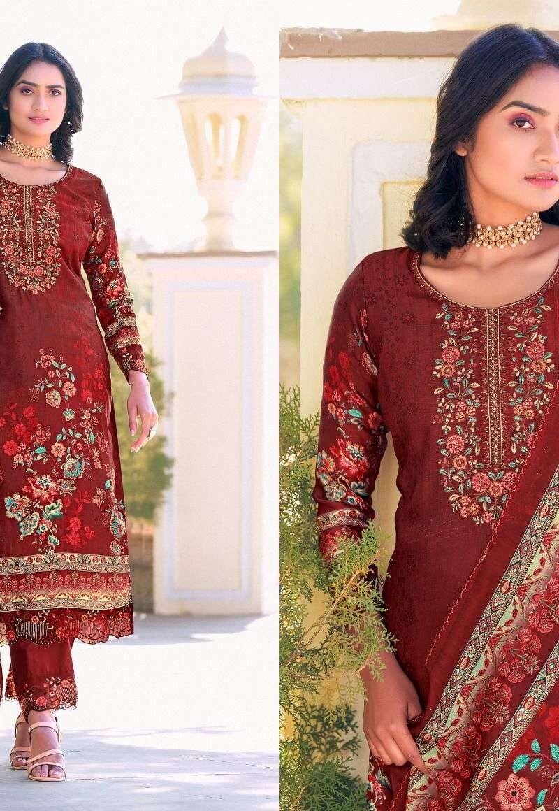 Ibadat Muslin Dupatta Tanishk Fashion Wholesale Salwar Kameez