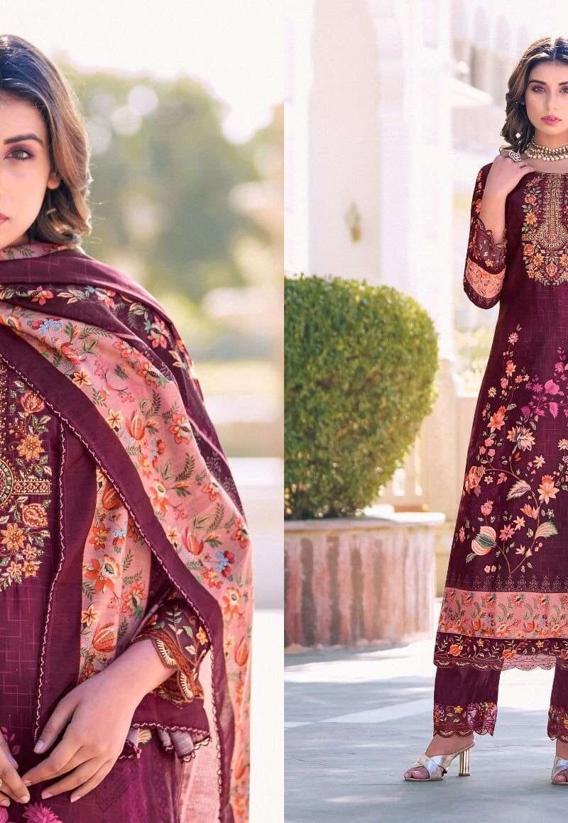 Ibadat Muslin Dupatta Tanishk Fashion Wholesale Salwar Kameez