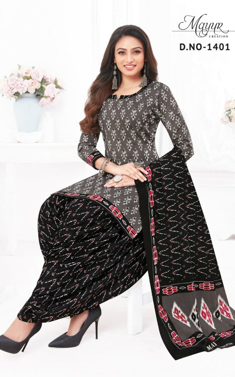 Ikkat Vol 14 Mayur Creation Wholesale Cotton Dress Material