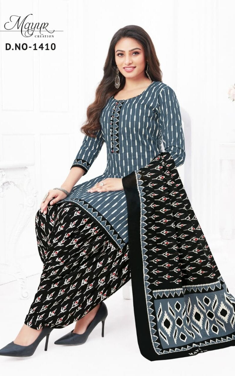 Ikkat Vol 14 Mayur Creation Wholesale Cotton Dress Material