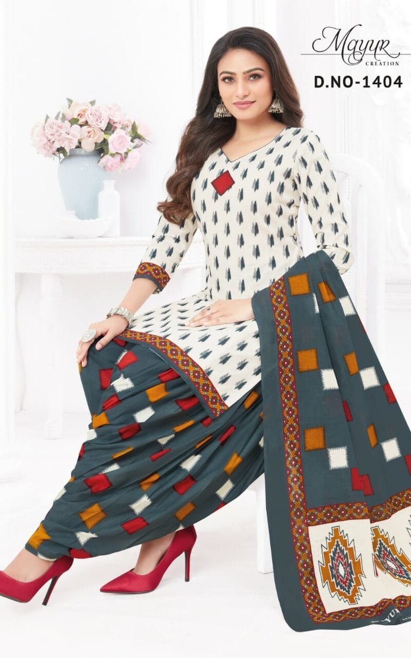 Ikkat Vol 14 Mayur Creation Wholesale Cotton Dress Material