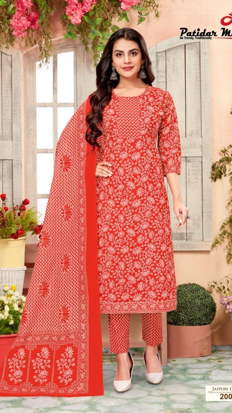Jaipuri Queen Vol 2 Patidar Mills Wholesale Cotton Dress Material