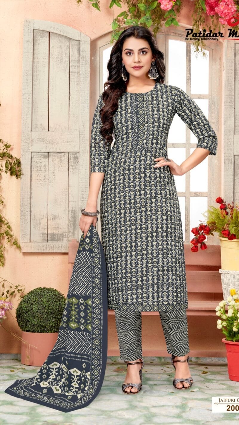 Jaipuri Queen Vol 2 Patidar Mills Wholesale Cotton Dress Material