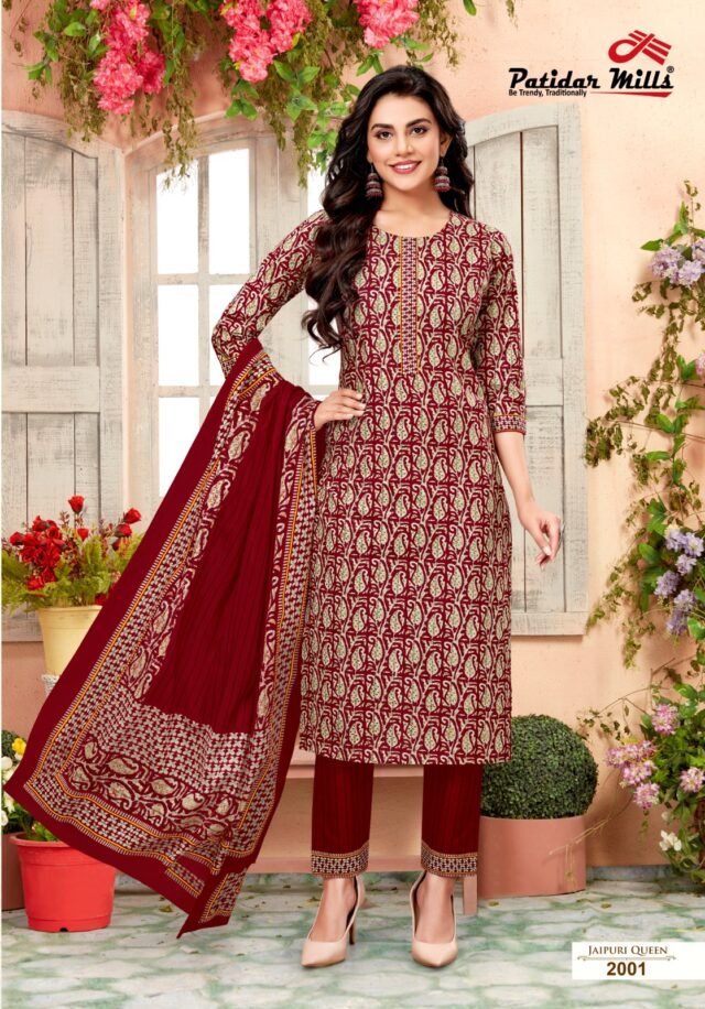 Jaipuri Queen Vol 2 Patidar Mills Wholesale Cotton Dress Material