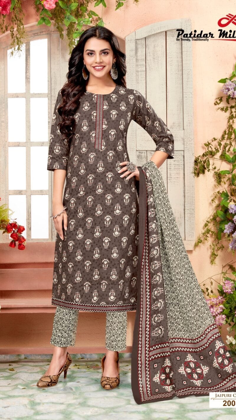 Jaipuri Queen Vol 2 Patidar Mills Wholesale Cotton Dress Material