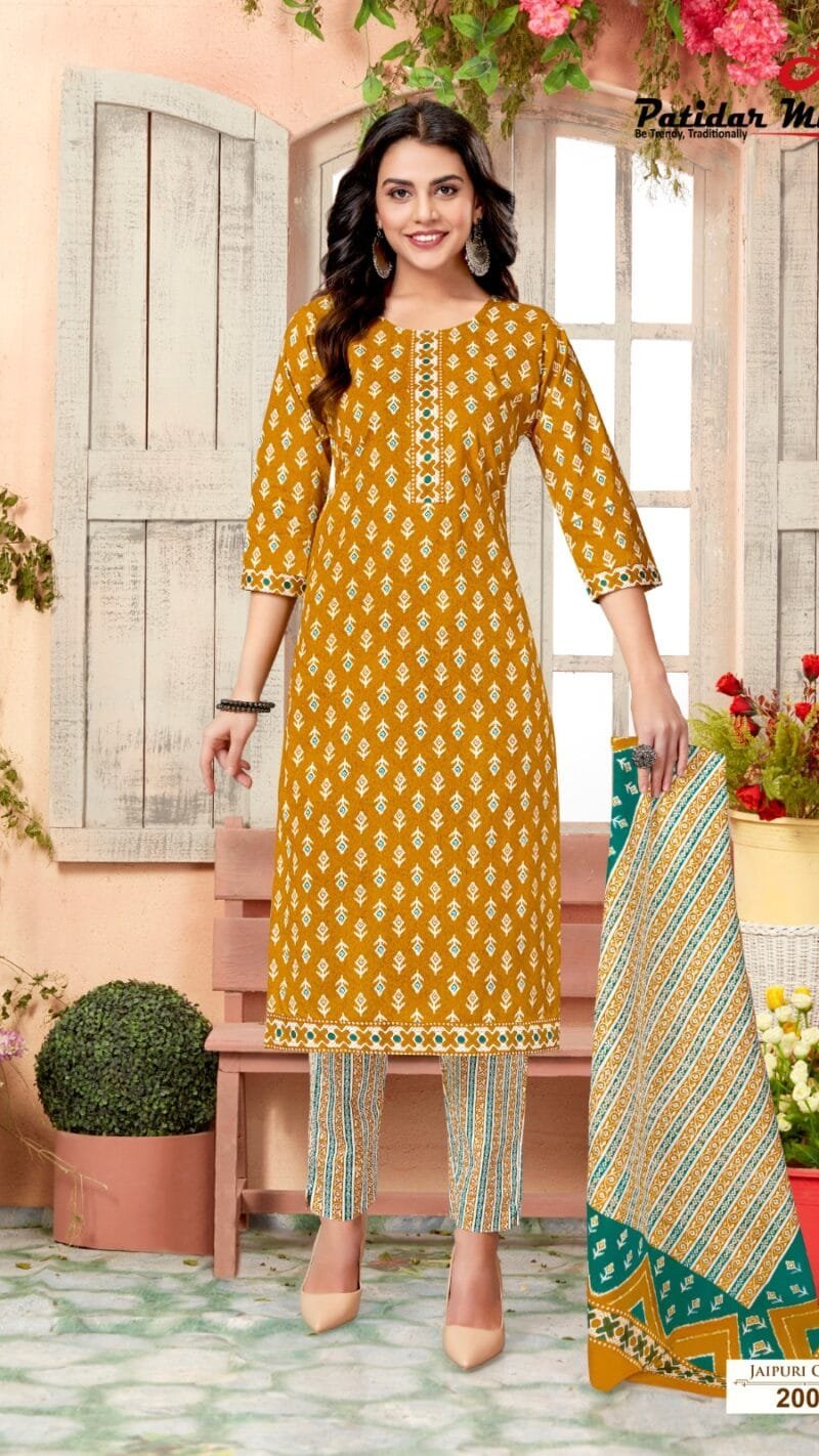 Jaipuri Queen Vol 2 Patidar Mills Wholesale Cotton Dress Material