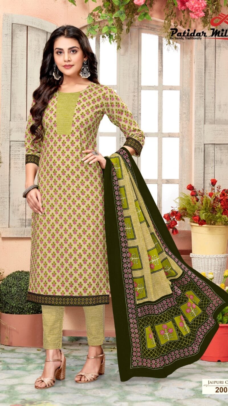 Jaipuri Queen Vol 2 Patidar Mills Wholesale Cotton Dress Material