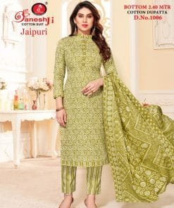 Jaipuri Vol 1 Wholesale Heavy Indo Cotton Dress Material