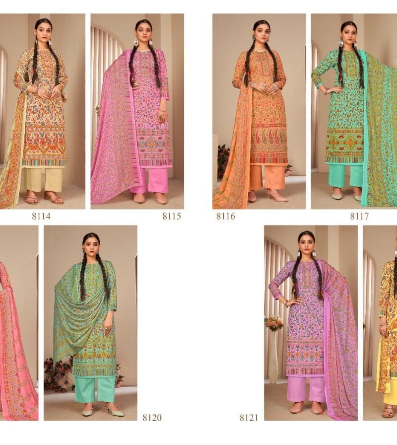 Kasturi Lokesh Soft Cotton Jacquard Style Print