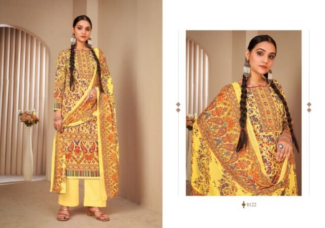 Kasturi Lokesh Soft Cotton Jacquard Style Print