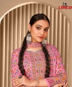 Kasturi Lokesh Soft Cotton Jacquard Style Print