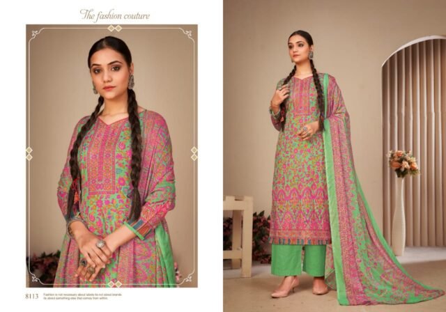 Kasturi Lokesh Soft Cotton Jacquard Style Print