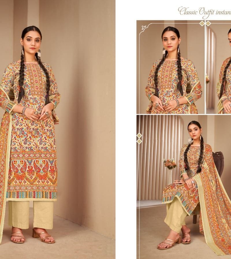 Kasturi Lokesh Soft Cotton Jacquard Style Print