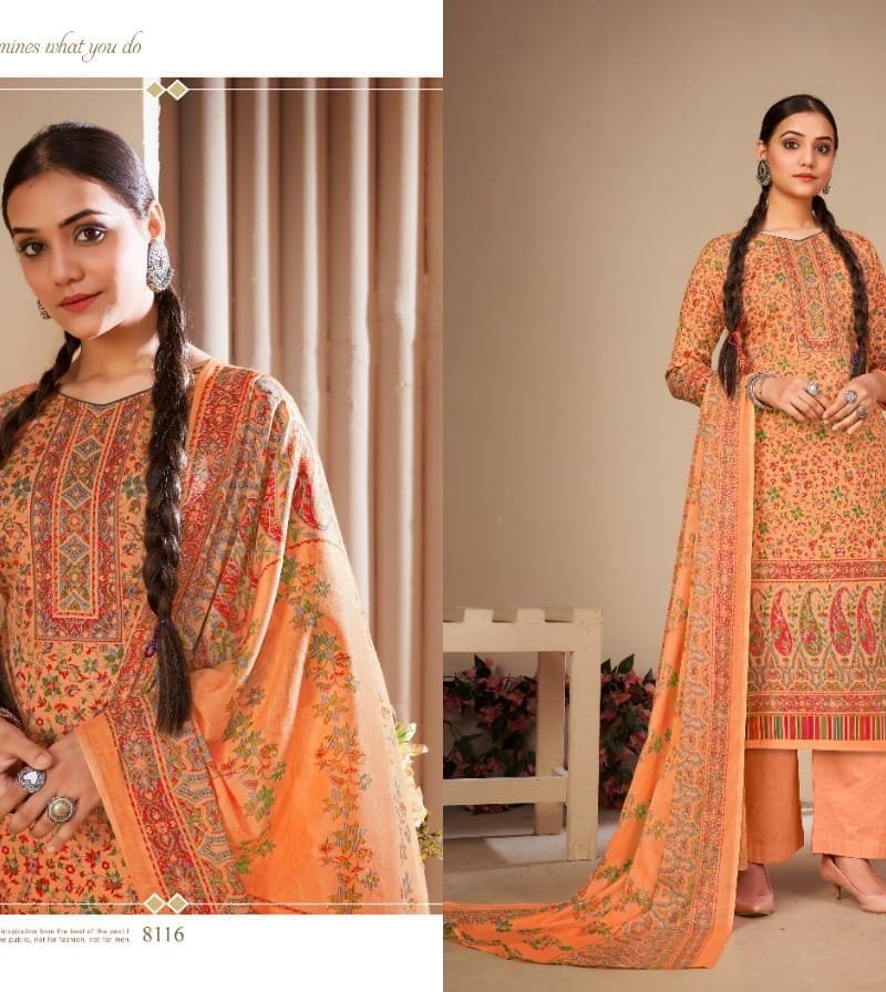 Kasturi Lokesh Soft Cotton Jacquard Style Print