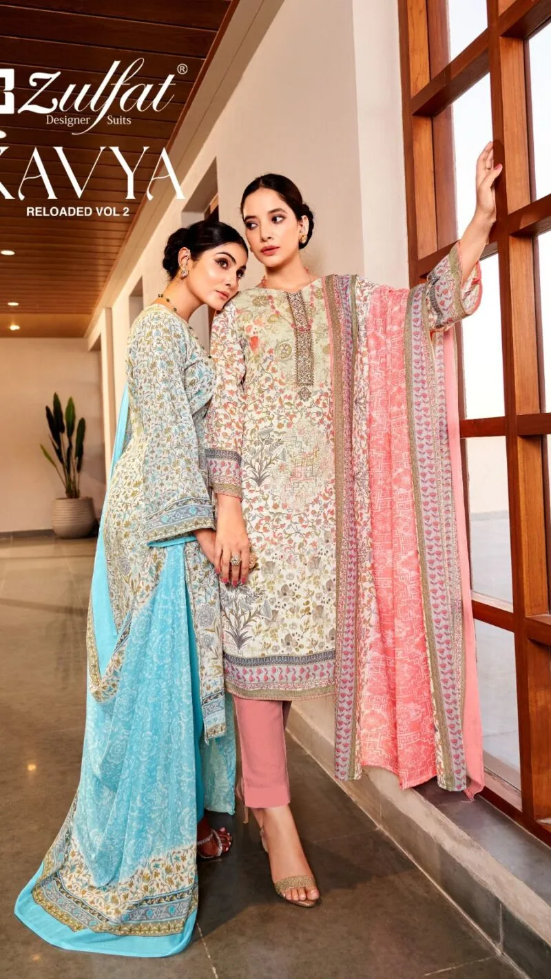 Kavya Vol 2 Zulfat Designer Suits Exclusive Designer Collection