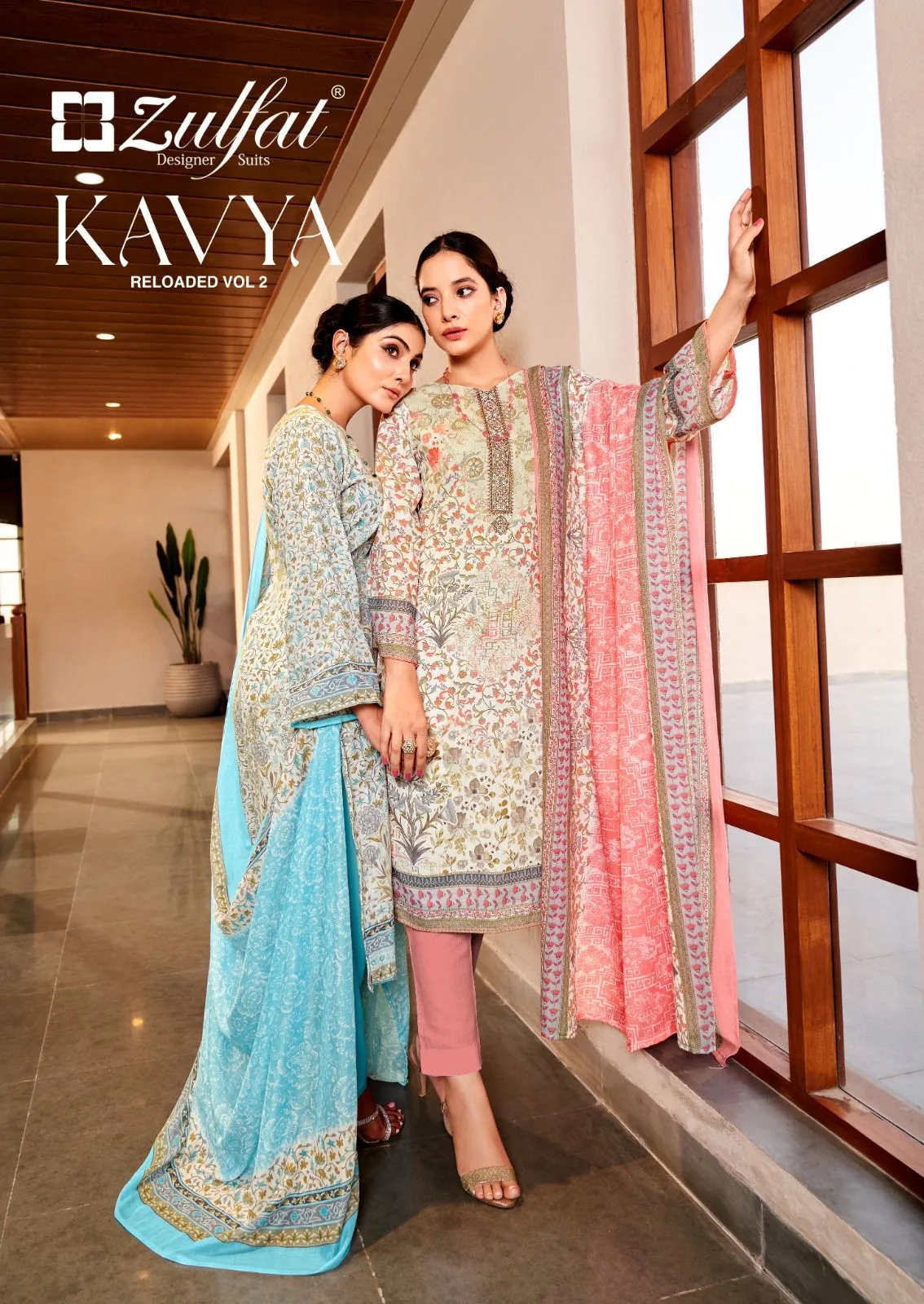 Kavya Vol 2 Zulfat Designer Suits Exclusive Designer Collection