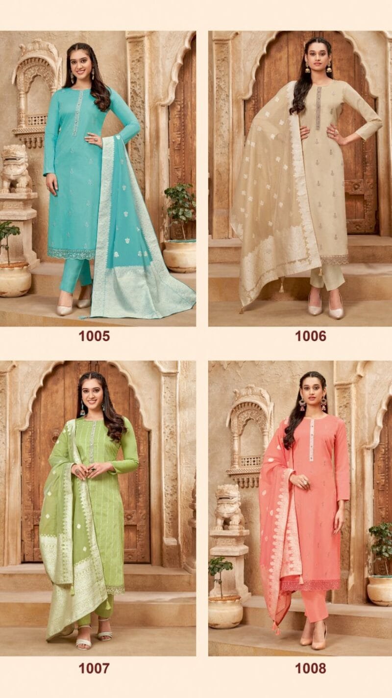 Khanak Advance Vol 1 Suryajyoti Wholesale Dress Material