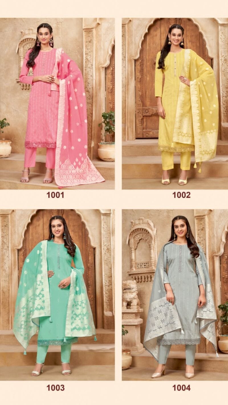 Khanak Advance Vol 1 Suryajyoti Wholesale Dress Material