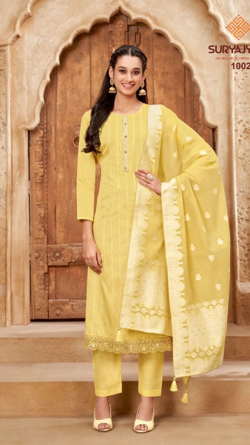 Khanak Advance Vol 1 Suryajyoti Wholesale Dress Material