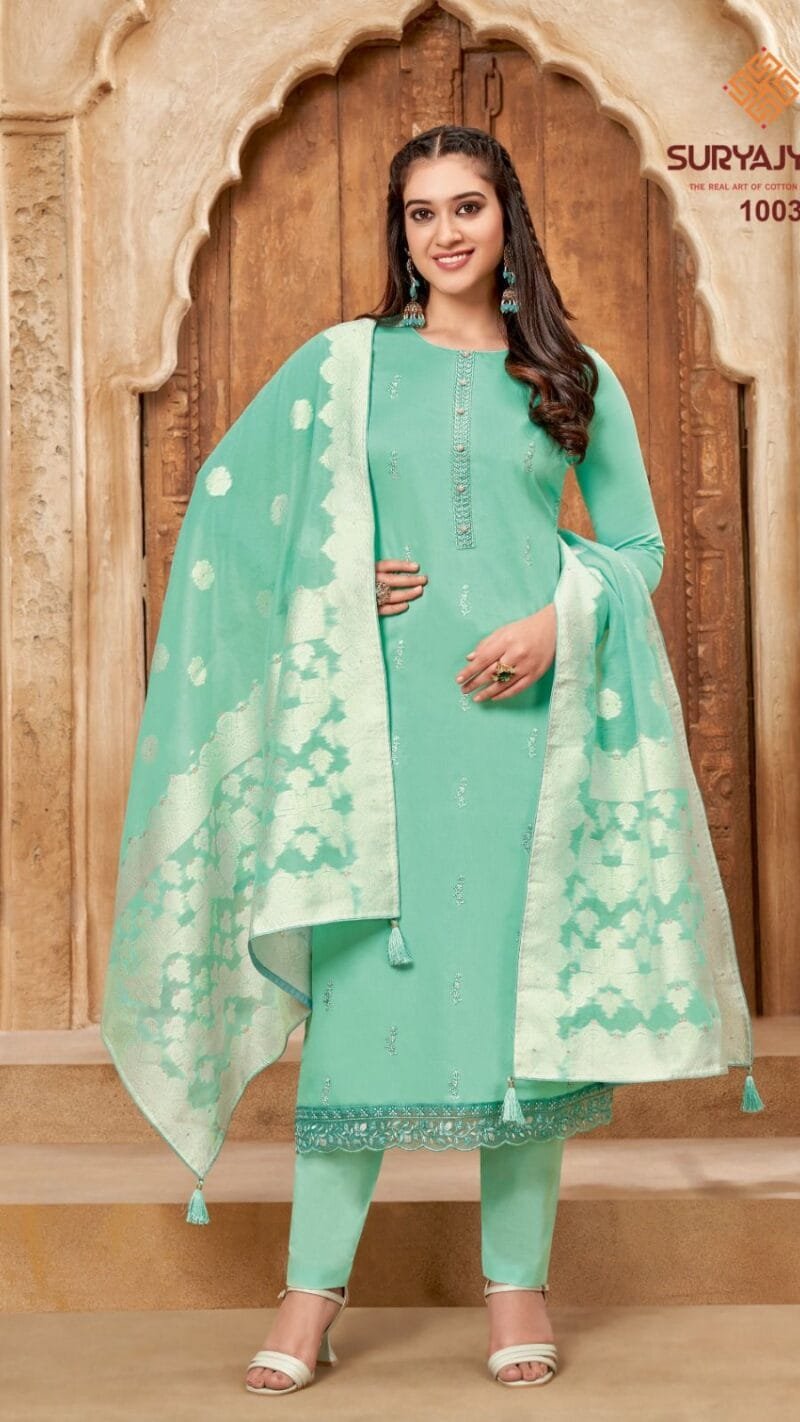 Khanak Advance Vol 1 Suryajyoti Wholesale Dress Material